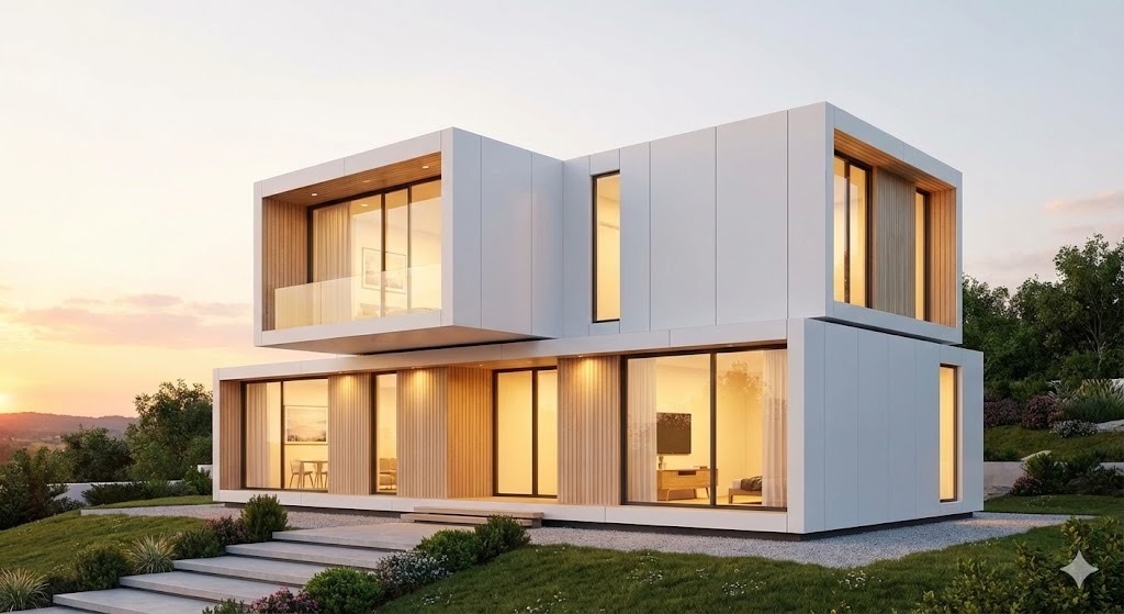 บ้านน็อคดาวน์ 2 ชั้น มินิมอล